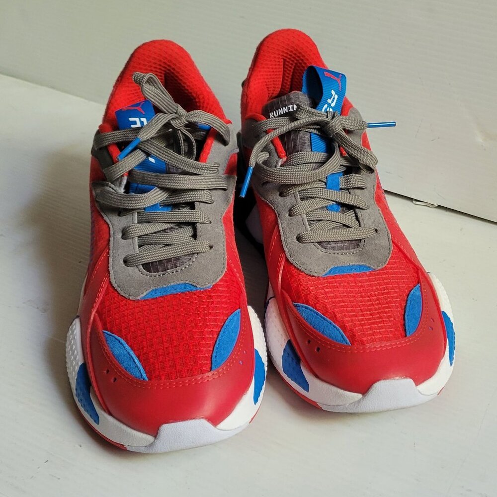 Puma Rs x Retro Red Steel Gray Indigo Sneakers Running Shoes 371511-01 Size 11.5 - Picture 3 of 11